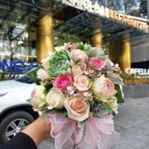 SE0003 – Hoa cưới hoa sen mix Sen đá 3 SE00032 1685350434