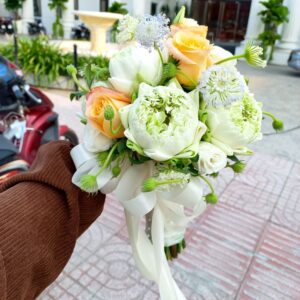 hoa cưới sen trắng đẹp nhất