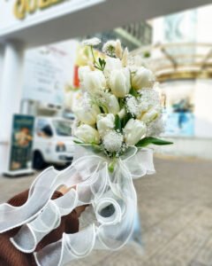 TLT0001 - Tulip trắng mix Thúy Châu trắng tinh khôi 8 Tulip trắng mix Thúy Châu trắng tinh khôi
