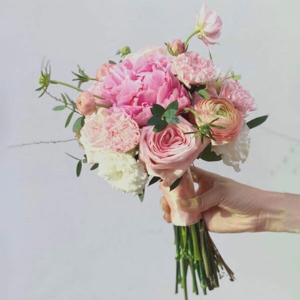 Hoa cưới Mẫu Đơn phối Mao Lương