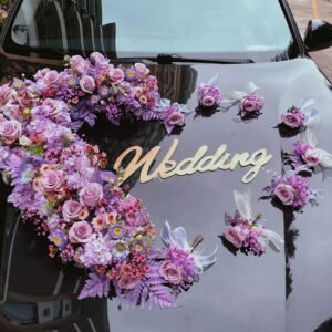 XH0042 - Xe hoa Hồng tím huế mix Sao đỏ, Đồng Tiền nhí và Baby tím 3 xe-hoa-hong-tim-hue-mix-sao-do-dong-tien-nhi-va-baby-tim