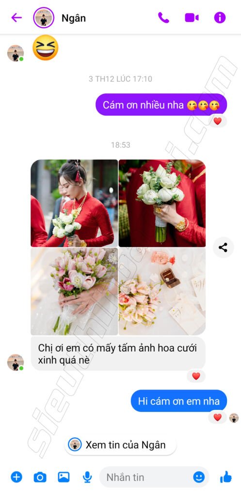 Feedback co dau Ngan Sieu Thi Hoa Cuoi 2